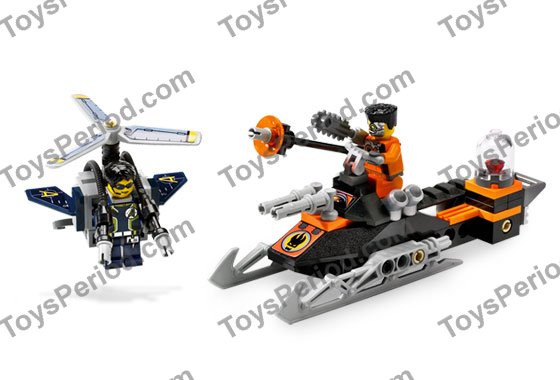 LEGO 8631 Mission 1: Jetpack Pursuit Instructions and Parts List