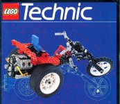 LEGO 8857 Street Chopper Trike Technic Model Set Vintage 90s LEGO 8857 Street Chopper Trike Technic Model Set Vintage 90s