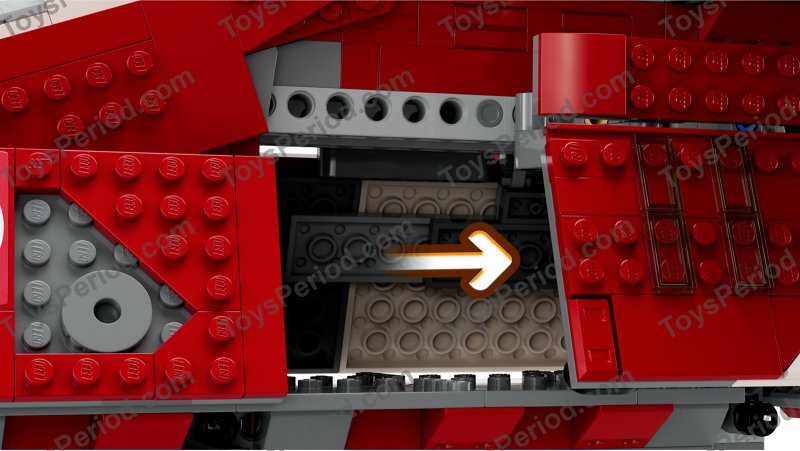 LEGO 75354 Coruscant Guard Gunship Set Parts List