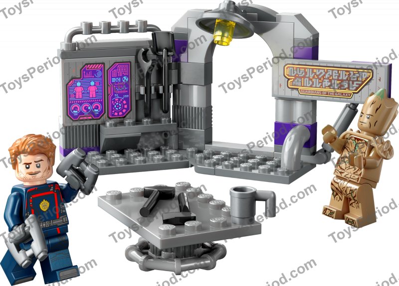LEGO 76253 Guardians of the Galaxy Headquarters Set Parts List