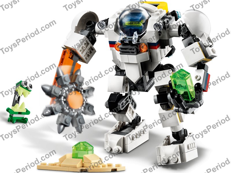 LEGO 31115 Space Mining Mech Set Parts List