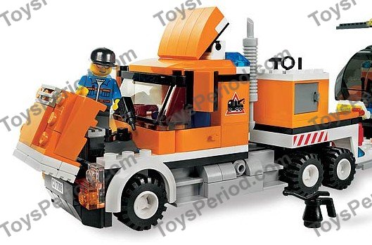 lego orange truck