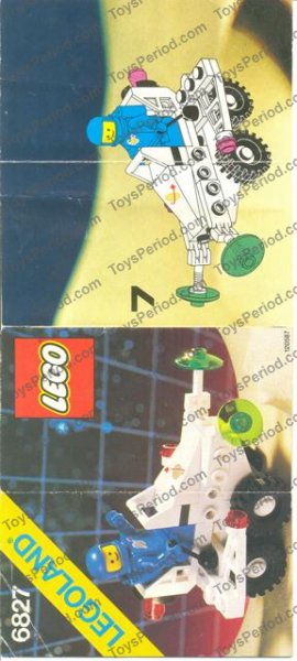 LEGO 6827 Strata Scooter Instructions and Parts List