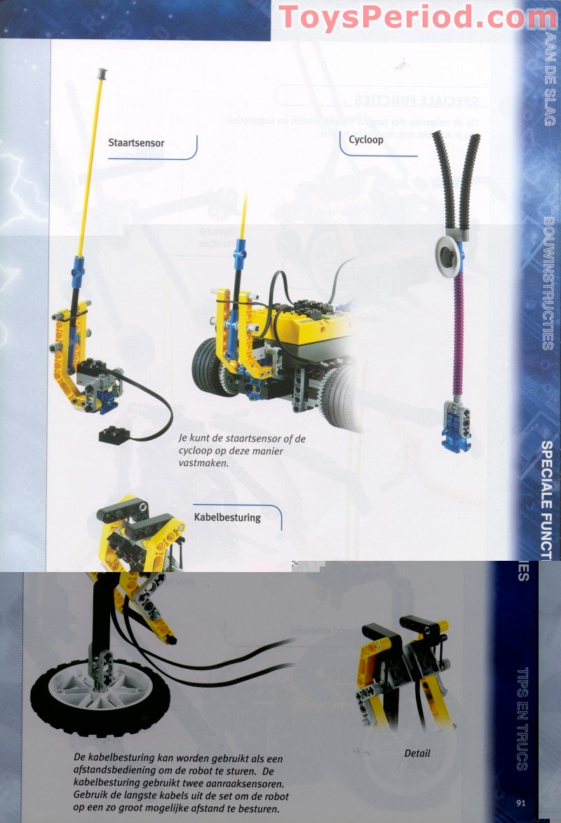 LEGO 3803 Robotics Invention System 1.5 Upgrade Kit Instructions and ...