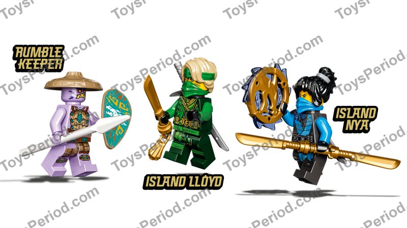 LEGO 71745 Lloyd's Jungle Chopper Bike Set Parts List