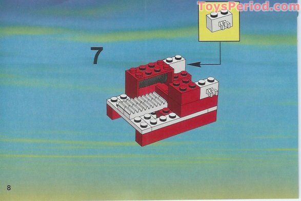 LEGO 7239 Fire Truck Instructions and Parts List