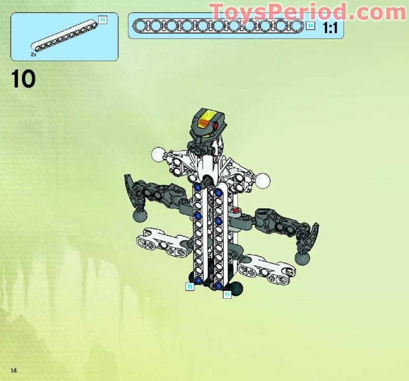 LEGO 8699 Takanuva Instructions and Parts List