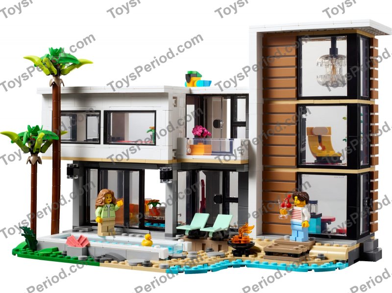 LEGO 31153 Modern House Set Parts List