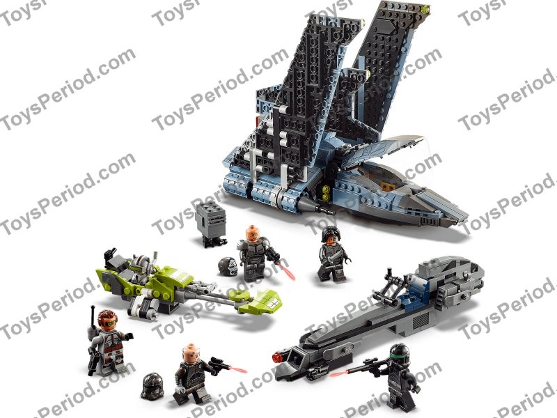 LEGO 75314 The Bad Batch Attack Shuttle Set Parts List