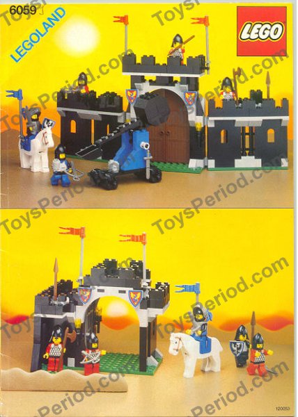 LEGO 6059 Knight s Stronghold Instructions and Parts List