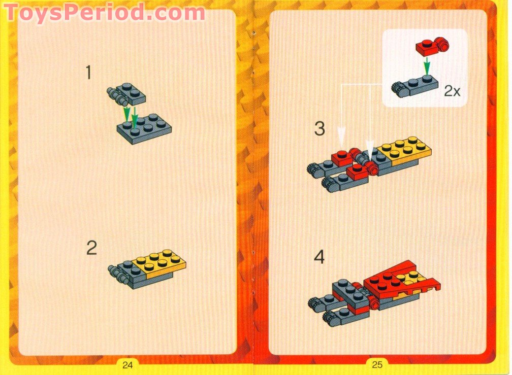 LEGO 4413 Arachno Pod Instructions and Parts List