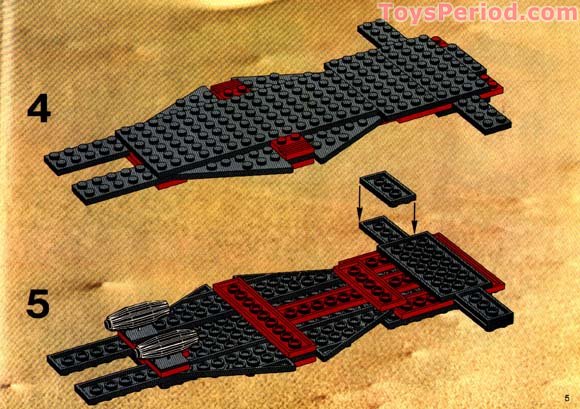 LEGO 6956 Stellar Recon Voyager Instructions and Parts List