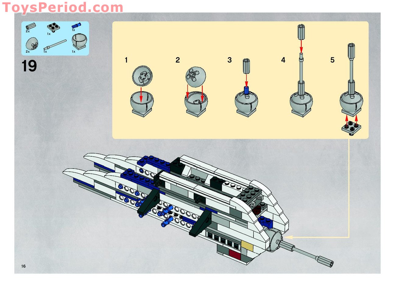 LEGO 10195 Republic Dropship with AT-OT Set Parts Inventory and ...