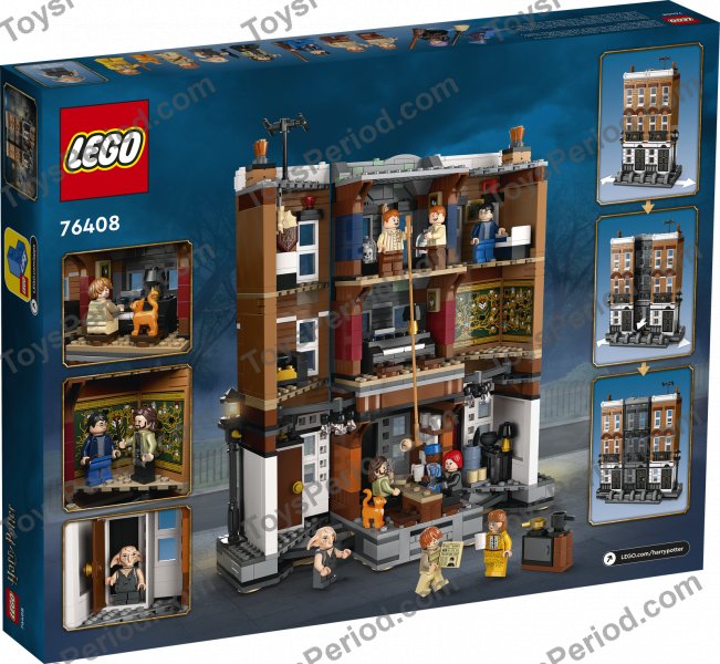 LEGO 76408 12 Grimmauld Place Set Parts Inventory and Instructions - LEGO Reference Guide