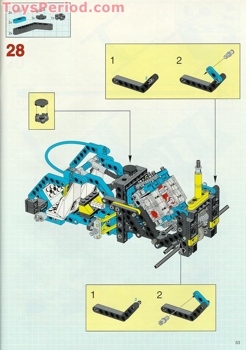 LEGO 8437 Future Car Instructions and Parts List
