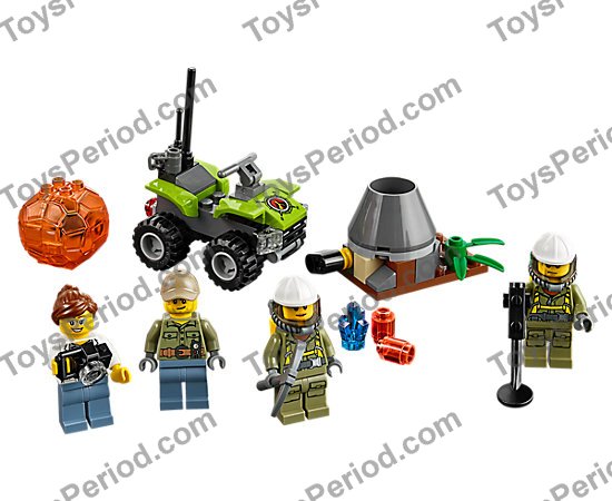 LEGO 60120 Volcano Starter Set Parts List