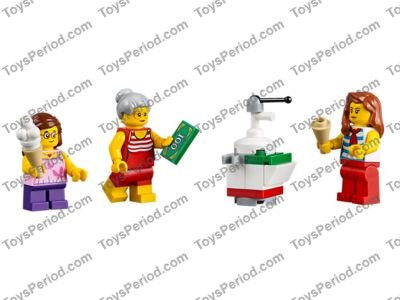 New LEGO Green Minifigure City Beach Life Preserver Ring Accessory