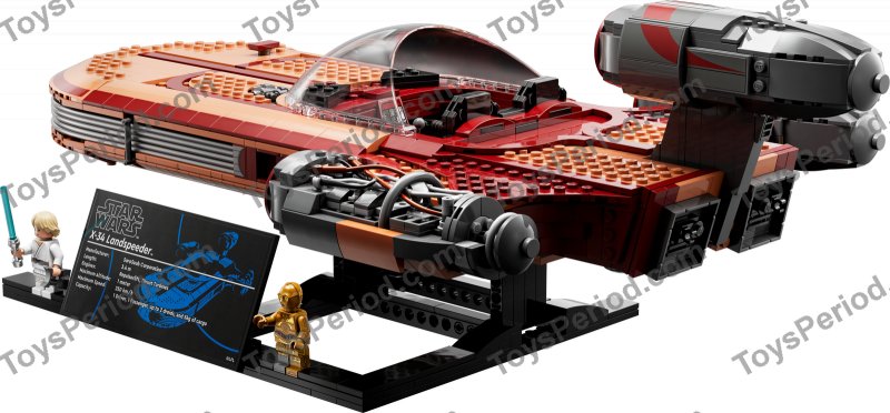 LEGO 75341 Luke Skywalker's Landspeeder Set Parts List