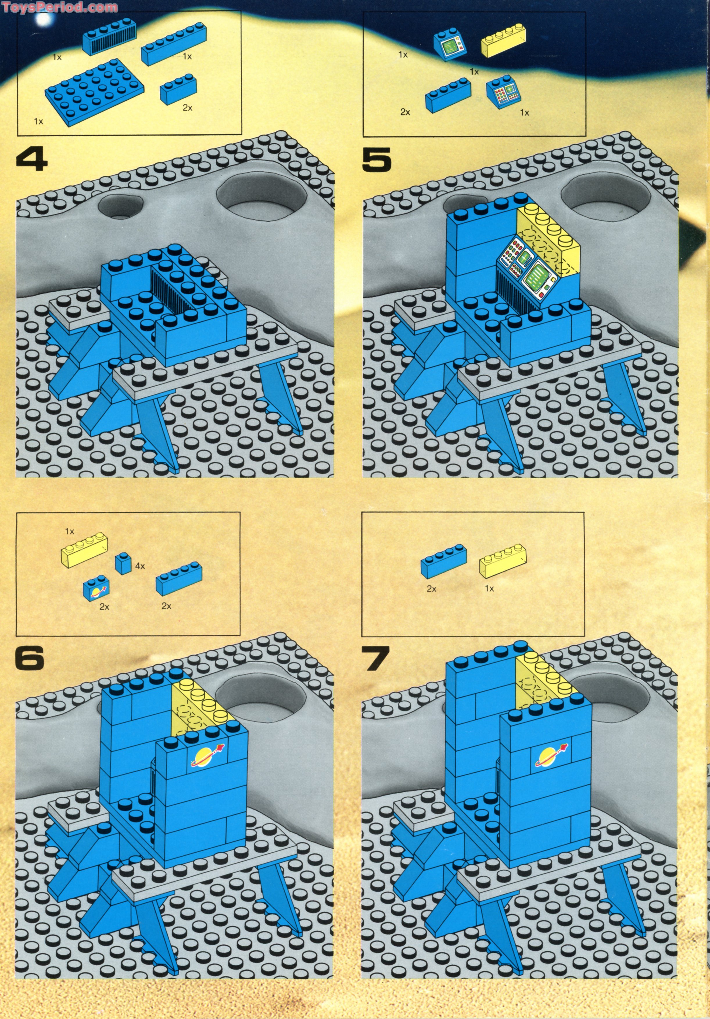 LEGO 928 Galaxy Explorer (Non-US Version of 497) Instructions and