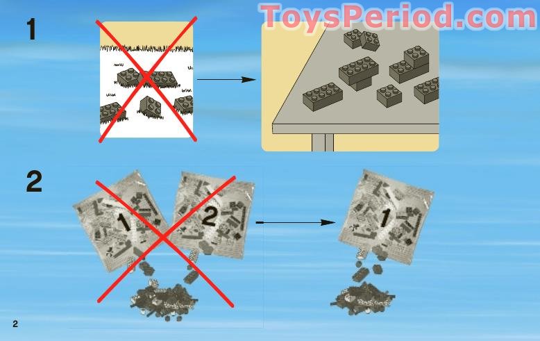 LEGO 4645 Harbor Instructions and Parts List