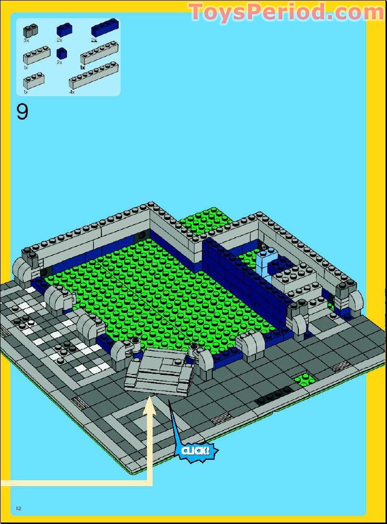 LEGO 10182 Cafe Corner (Café Corner) Instructions and Parts List