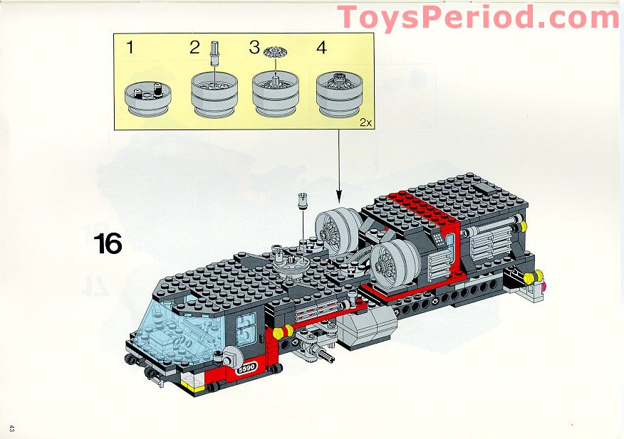 LEGO 5590 Whirl and Wheel Super Truck Instructions and Parts List