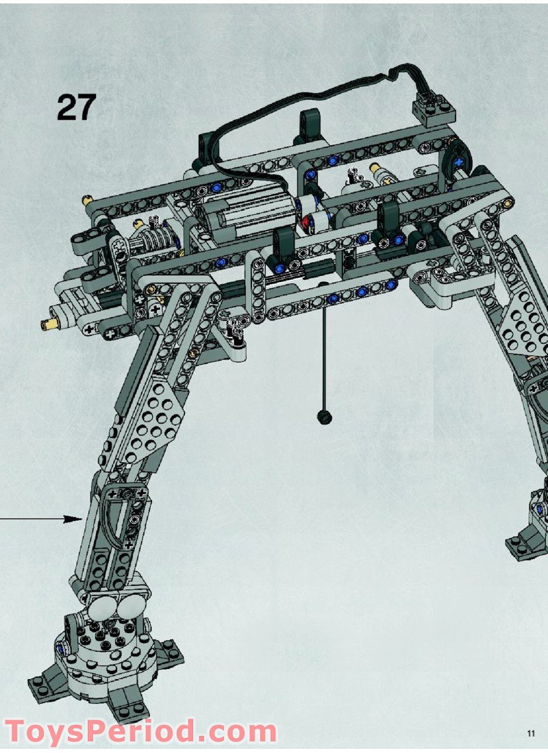 LEGO 10178 Motorized Walking ATAT Set Parts Inventory and Instructions
