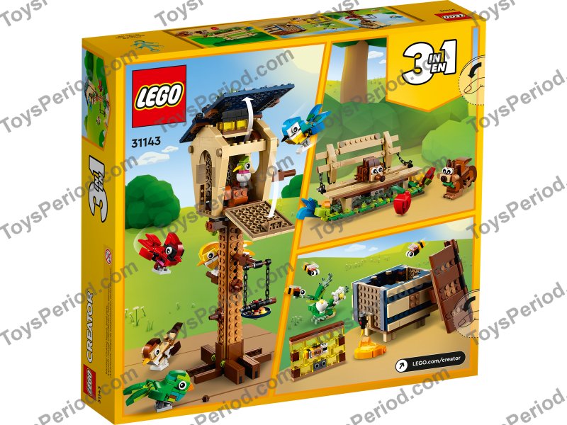 LEGO 31143 Birdhouse Set Parts List
