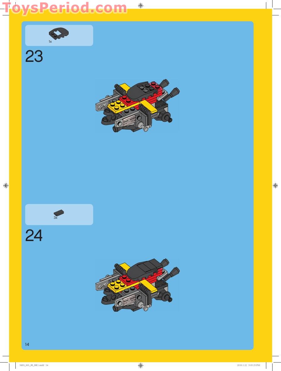 LEGO 5893 Offroad Power Instructions and Parts List