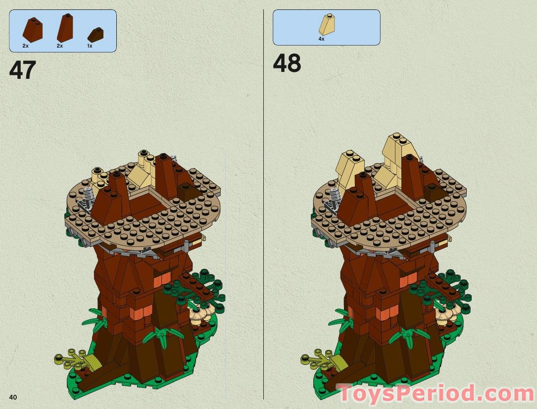 LEGO 10236 Ewok Village Instructions and Parts List