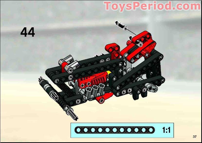 LEGO 8353 Slammer Rhino Instructions and Parts List