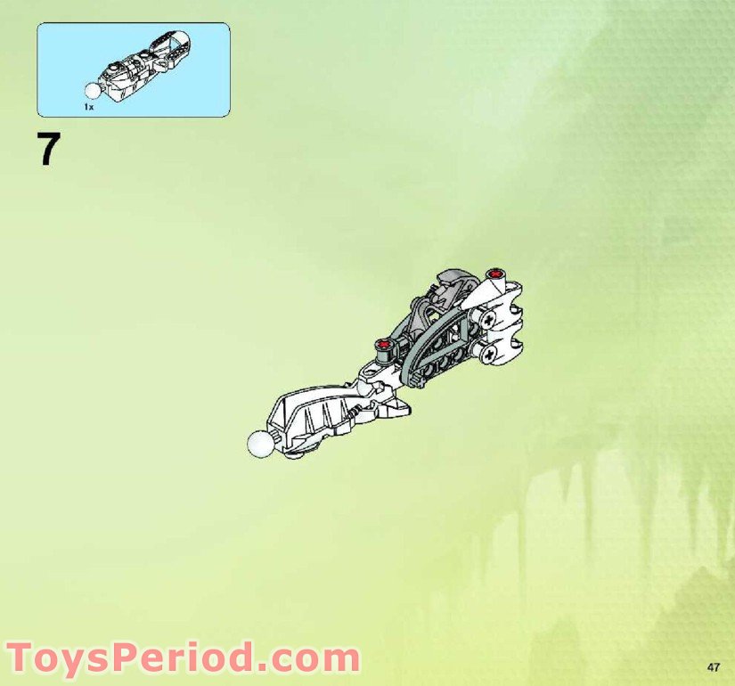 LEGO 8699 Takanuva Instructions and Parts List