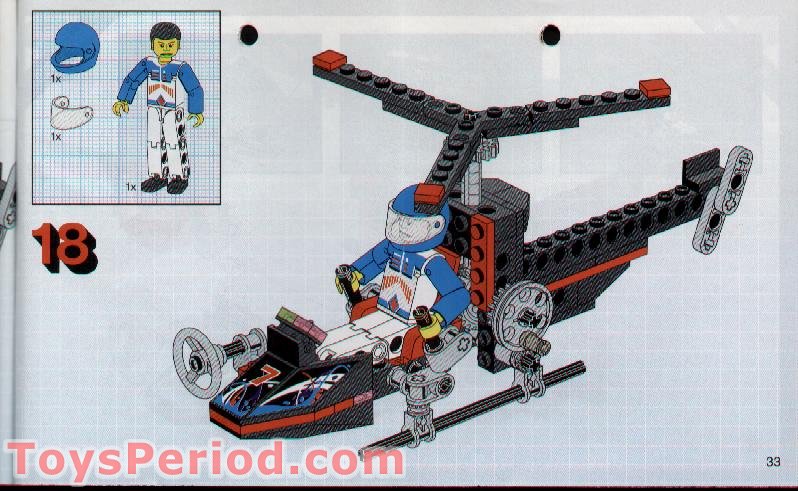 LEGO 8223 Hydrofoil 7 Instructions and Parts List