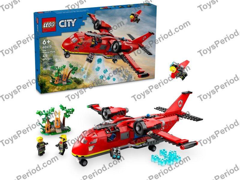 TKページ LEGO 60413 Fire Rescue Plane Set Parts List