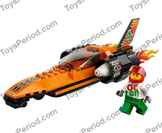 LEGO 60178 Speed Record Car Set Parts List