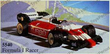 LEGO 5540 Formula 1 Racer Set Parts Inventory and Instructions ...