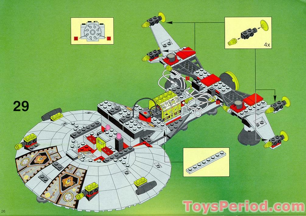 lego alien spaceship instructions