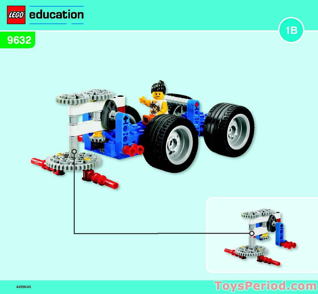 LEGO 9632-1 Science and Technology Base Set Instructions and Parts