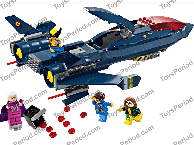 LEGO 76281 X-Men X-Jet Set Parts List