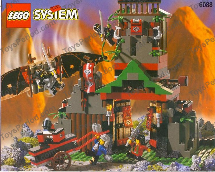 土方 LEGO 6088 Robber's Retreat Instructions and Parts List