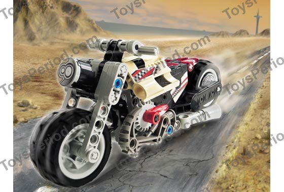 LEGO 8371 Extreme Power Bike Instructions and Parts List