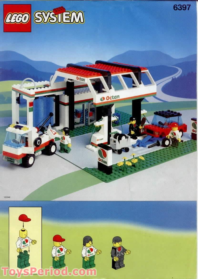 LEGO 6397 Gas 'n' Wash Express Instructions and Parts List
