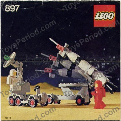 LEGO 897 Rocket Launcher, Non-US Version of 462 Instructions and