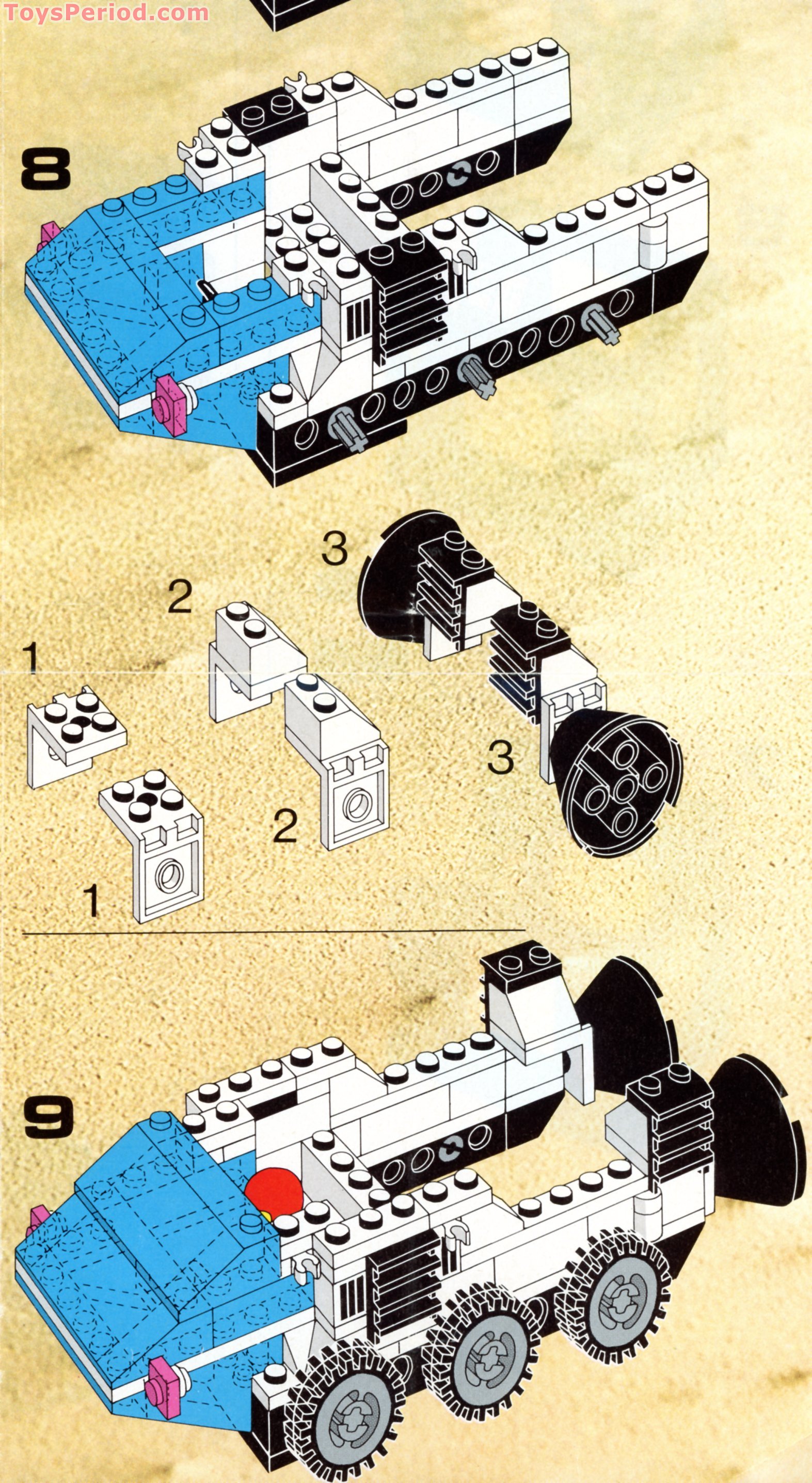 LEGO 6927 All-Terrain Vehicle Instructions and Parts List