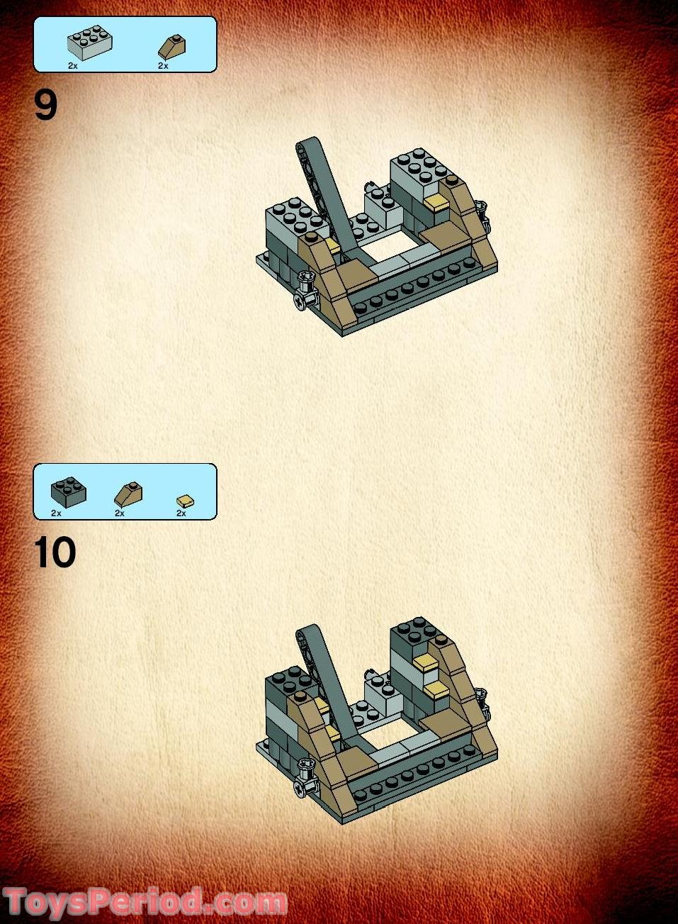 LEGO 7627 Temple of the Crystal Skull Instructions and Parts List