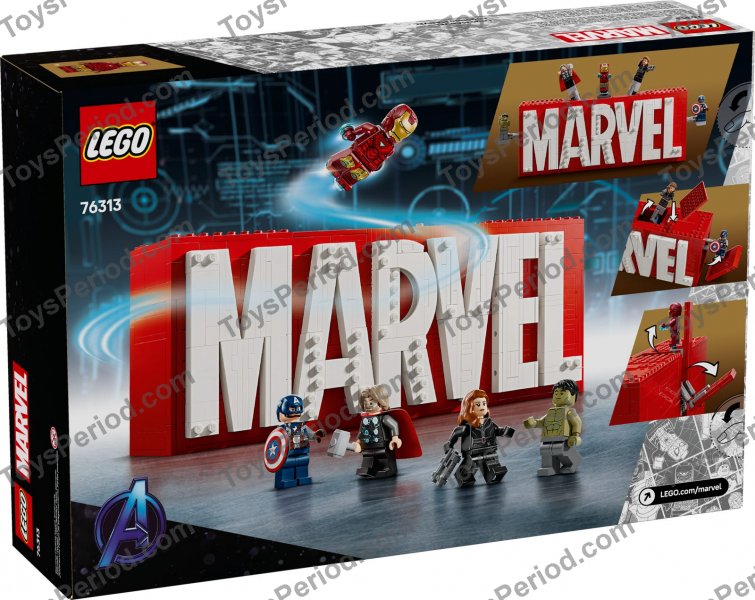 LEGO 76313 MARVEL Logo Set Parts List