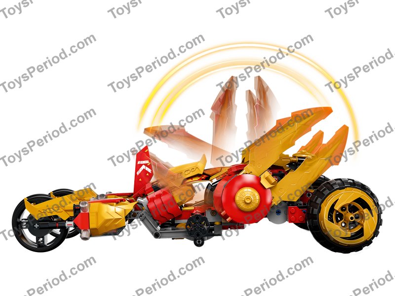 LEGO 71773 Kai's Golden Dragon Raider Set Parts List