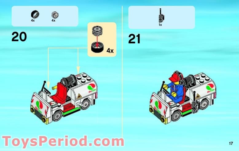LEGO 60022 Cargo Terminal Instructions and Parts List