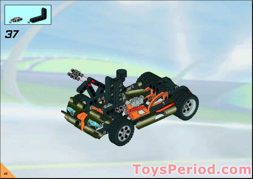 LEGO 8473 Nitro Race Team Set Parts Inventory and ...