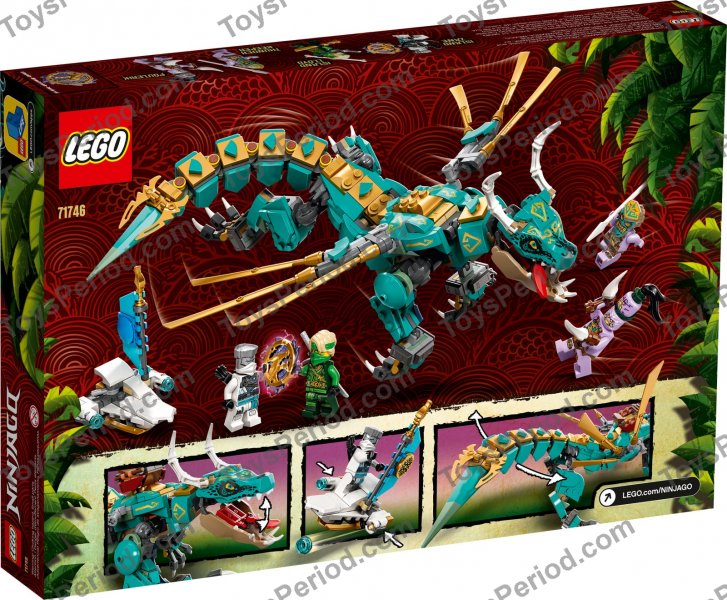 LEGO 71746 Jungle Dragon Set Parts List